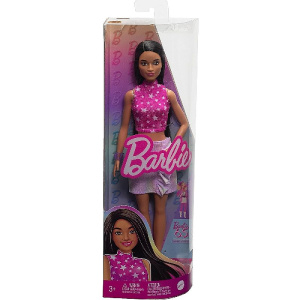Barbie Νέες Barbie Fashionistas- Rock Pink And Metallic  (HRH13)