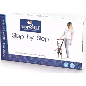 Lorelli Safety Harness Step By Step Black And Grey  (10010140003)