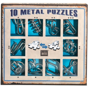 Παζλ Γριφος 10 Metal Puzzles Blue Set  (10-B)