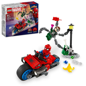 LEGO Super Heroes Motorcycle Chase Spiderman Vs Doc Ock  (76275)
