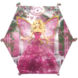Χαρταετός Σούπερ 75εκΜ Πλαστικός Με Χάρτινη Χρωματιστή Ουρά Fairytale Princess  (75-1)