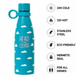 Legami Μπουκάλι Hot and Cold Vacuum Bottle Cloud 500ml  (SSB0018)