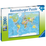 Ravensburger Puzzle 200XXL Παγκόσμιος Χάρτης  (12890)