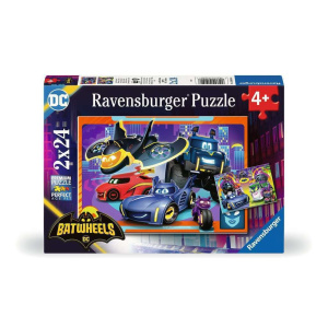 Ravensburger Puzzle 2x24 Batwheels  (12001054)