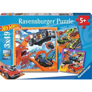 Ravensburger Puzzle 3x49 Hot Wheels  (05722)