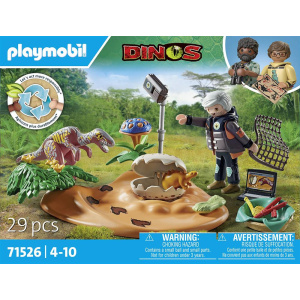 Playmobil Dinos Φωλιά Στεγόσαυρου και Κλέφτης Αυγών  (71526)