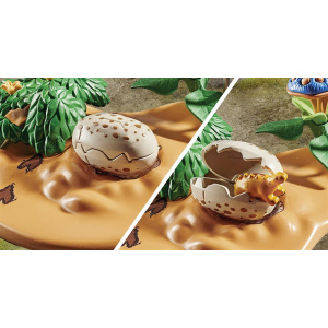 Playmobil Dinos Φωλιά Στεγόσαυρου και Κλέφτης Αυγών  (71526)