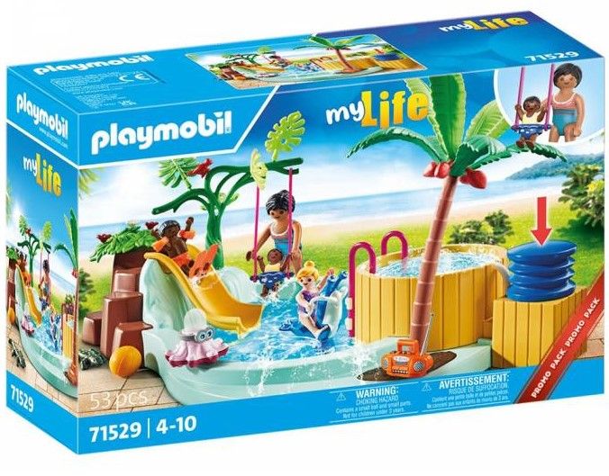 Playmobil My Life Παιδική Πισίνα με Υδρομασάζ  (71529)