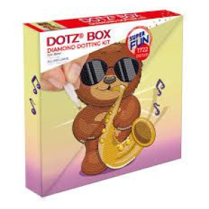 Diamond Dotz 22x22 Sax Bear  (DBX.079)
