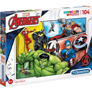 Clementoni Supercolor Παζλ 104 Avengers  (1210-27284)