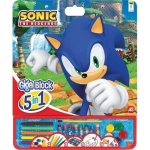 AS Σετ Ζωγραφικής Giga Block 5 in 1 Sonic The Hedgehog  (1023-62748)