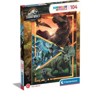 Clementoni Παζλ 104 Super Color Jurassic World  (1210-27181)