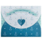 Ευχετήριο Καρτάκι Καρδιά Μπλε  (FHS031)
