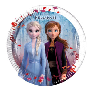 Party Πιατα Μεσαία Χάρτινα Frozen II 20 εκ. 8 τμχ  (93484)