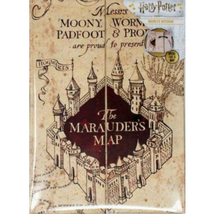 Harry Potter Marauders Map A5 Notebook  (BS145056)