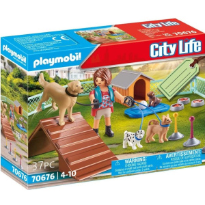 Playmobil Gift Set Εκπαιδεύτρια Σκύλων  (70676)