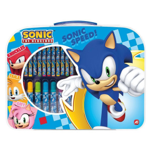 AS Σετ Ζωγραφικής Art Case Sonic The Hedgehog  (1023-66231)