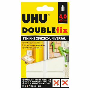 Uhu Double Fix Extreme 16 Strips 4kgr  (7000832)