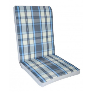 Μαξιλάρι Καρέκλας Πτυσσόμενο Γαλάζιο Μπεζ 94x43x5 Εκ.  (CUS-FOLD/2)