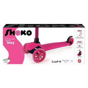 Πατίνι Scooter Shoko Twist Roll Go Fit Ροζ  (5004-50515)