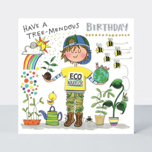 Ευχετήρια Κάρτα Γεννεθλίων R.E.D. Birthday Eco Warrior Boy  (TEA14)