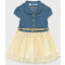Mayoral Φόρεμα Συνδυασμένο Τζιν Με Τούλι Baby Κορίτσι  (21-01989-005)
