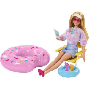 Barbie Καλοκαιρινά Έπιπλα- Χαλάρωση Στην Πισίνα  (HPT52)