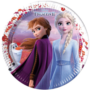 Party Πιατα Μεγαλα Χάρτινα Frozen II 23 εκ. 8 τμχ  (93430)